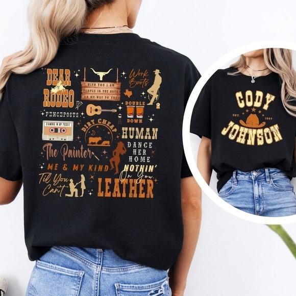 Gildan Other - CoJo Country Music, Cody Johnson Shirt, CoJo Nation, 2 Sided T-shirt